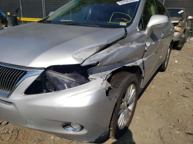 Photo 9 from auction – 2010 LEXUS RX 450 with VIN JTJBC1BAXA2400646