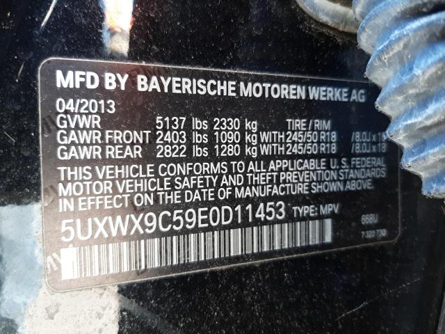 Photo 10 from auction – 2014 BMW X3 XDRIVE2 with VIN 5UXWX9C59E0D11453