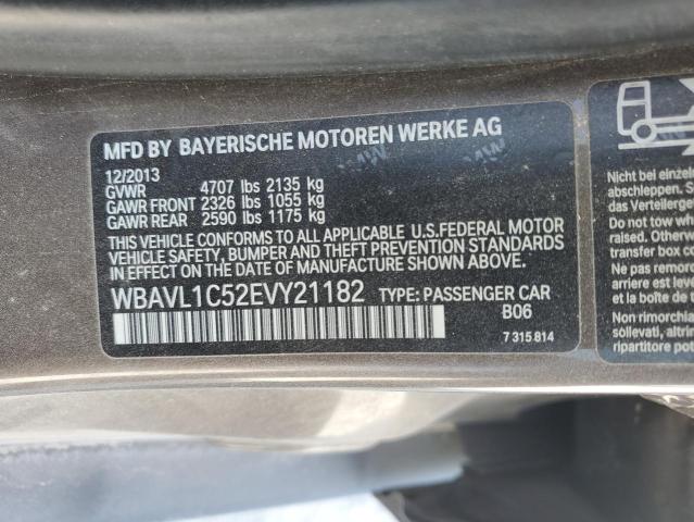 Photo 10 from auction – 2014 BMW X1 XDRIVE2 with VIN WBAVL1C52EVY21182