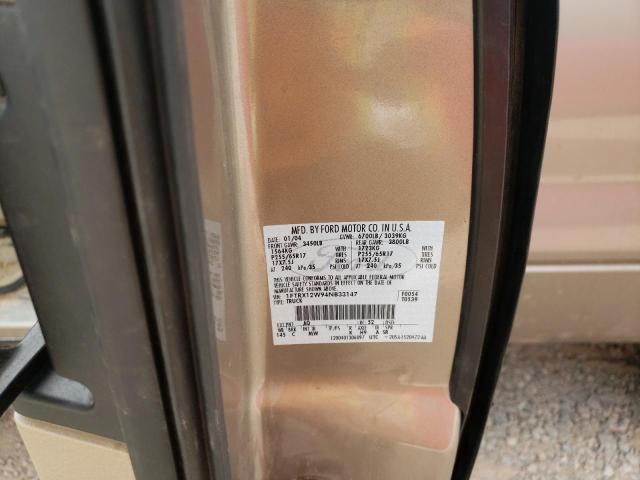 Zdjęcie 10 z aukcji – 2004 FORD F150 z VIN 1FTRX12W94NB33147