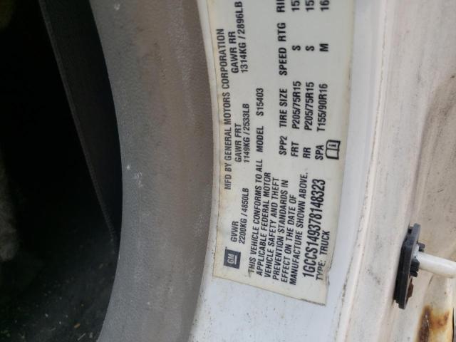 Photo 10 from auction – 2007 CHEVROLET COLORADO with VIN 1GCCS149378148323