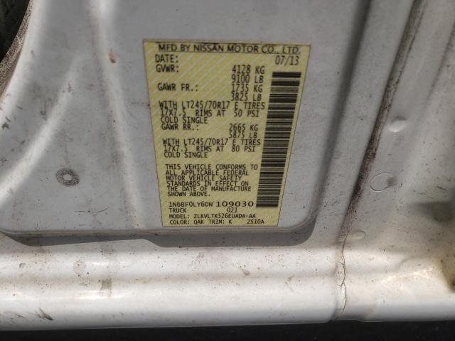 Photo 10 from auction – 2013 NISSAN NV 2500 with VIN 1N6BF0LY6DN109030