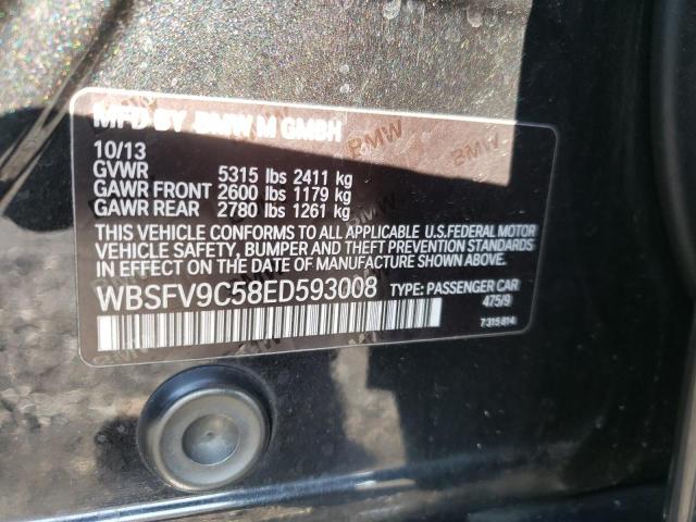 Photo 10 from auction – 2014 BMW M5 with VIN WBSFV9C58ED593008