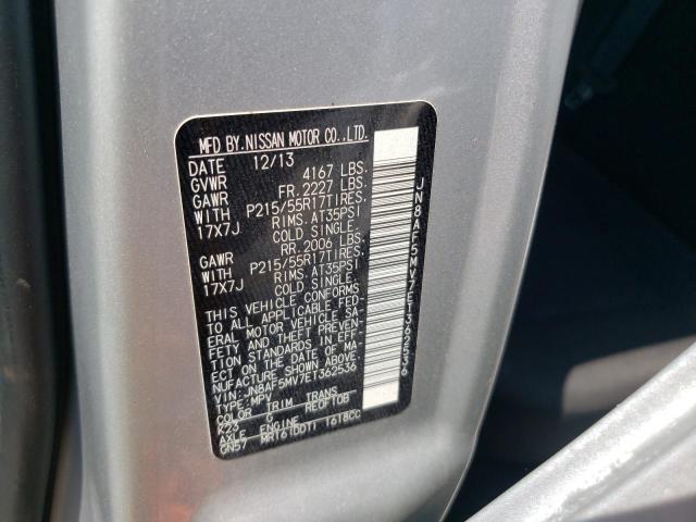 Photo 10 from auction – 2014 NISSAN JUKE S with VIN JN8AF5MV7ET362536