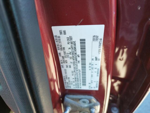Photo 10 from auction – 2014 FORD ESCAPE SE with VIN 1FMCU0GX1EUE47257