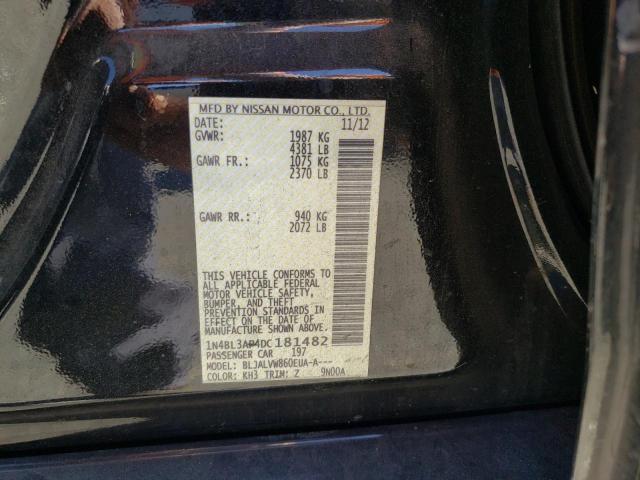 Photo 10 from auction – 2013 NISSAN ALTIMA 3.5 with VIN 1N4BL3AP4DC181482
