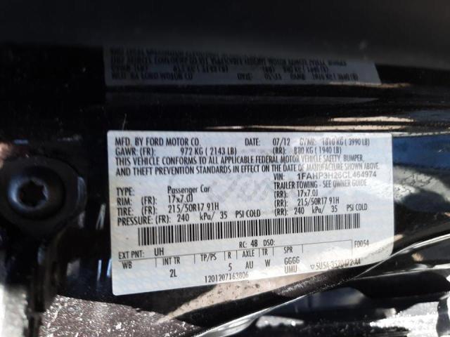 Photo 10 from auction – 2012 FORD FOCUS SEL with VIN 1FAHP3H26CL464974