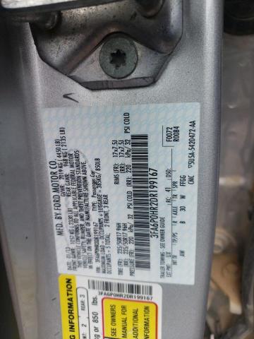 Photo 10 from auction – 2013 FORD FUSION SE with VIN 3FA6P0HR2DR199167
