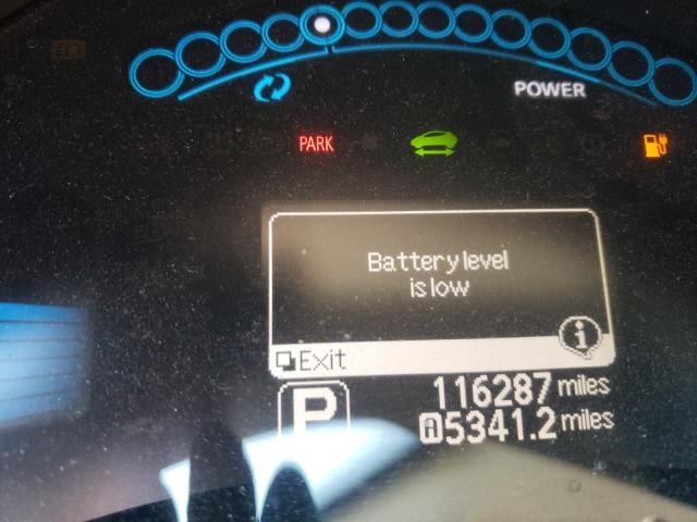 Photo 8 from auction – 2012 NISSAN LEAF with VIN JN1AZ0CP5CT023783