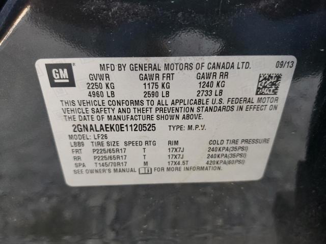 Photo 10 from auction – 2014 CHEVROLET EQUINOX LS with VIN 2GNALAEK0E1120525