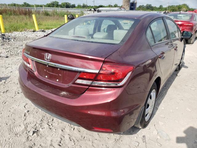Photo 4 from auction – 2014 HONDA CIVIC LX with VIN 19XFB2F57EE024717