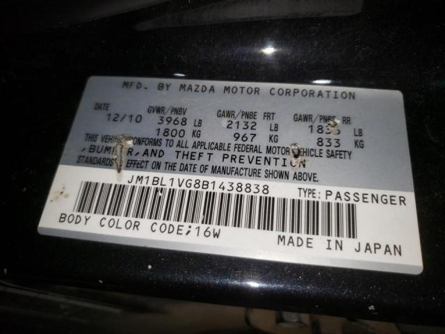 Photo 10 from auction – 2011 MAZDA 3 I with VIN JM1BL1VG8B1438838