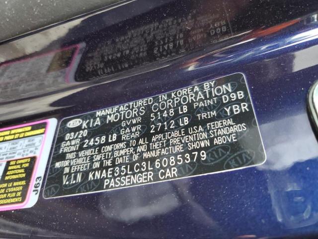 Photo 10 from auction – 2020 KIA STINGER GT with VIN KNAE35LC3L6085379