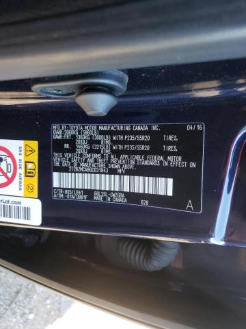 Photo 10 from auction – 2016 LEXUS RX 350 BAS with VIN 2T2BZMCA8GC031843