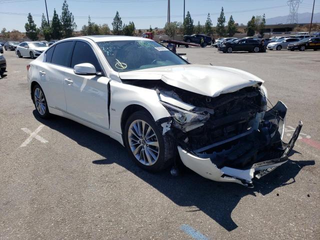 INFINITI Q50 LUXE 2018 with VIN JN1EV7AP1JM366705 - Photo from auction