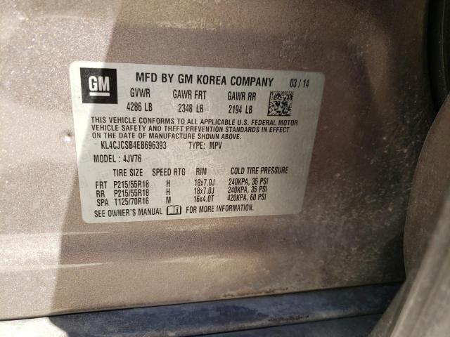 Photo 10 from auction – 2014 BUICK ENCORE with VIN KL4CJCSB4EB696393