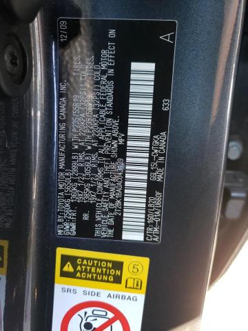 Photo 10 from auction – 2010 LEXUS RX 350 with VIN 2T2BK1BA0AC043139