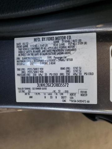 Photo 10 from auction – 2012 LINCOLN MKZ with VIN 3LNHL2GC2CR835572