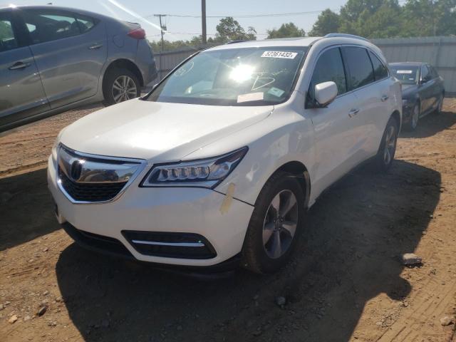Photo 2 from auction – 2016 ACURA MDX with VIN 5FRYD4H2XGB052394