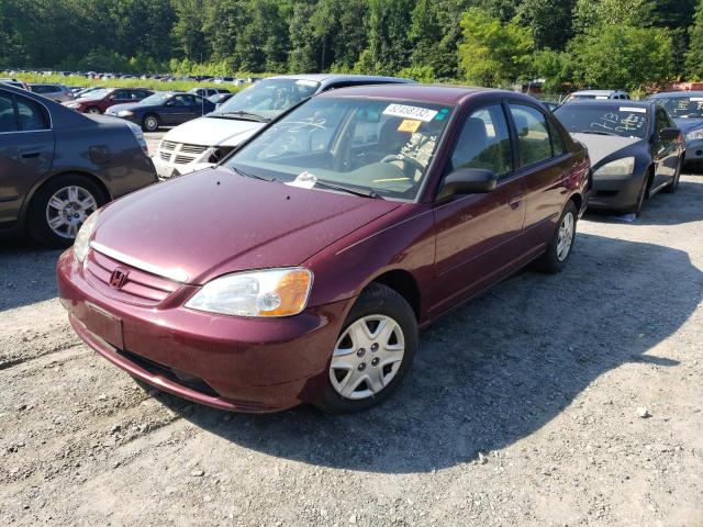 Photo 2 from auction – 2003 HONDA CIVIC LX with VIN 2HGES165X3H626469