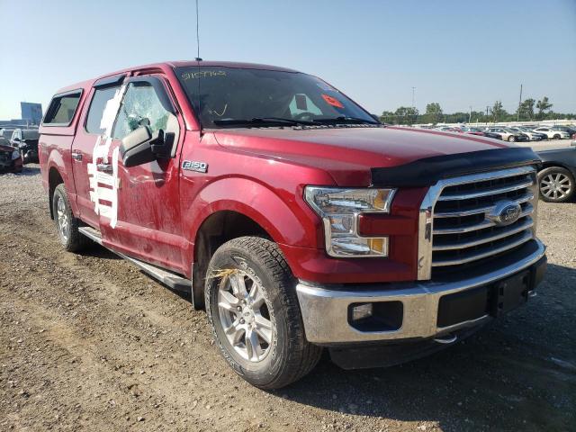 FORD F150 SUPER 2016 with VIN 1FTEW1EF8GKD03985 - Photo from auction