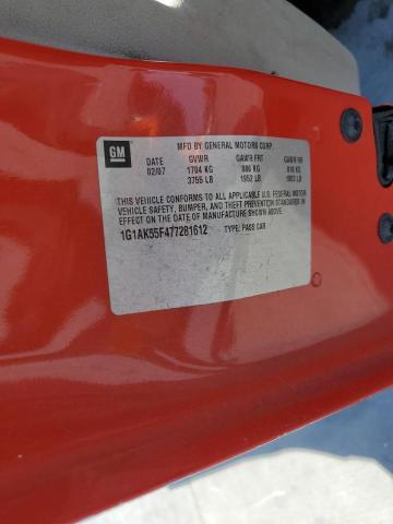 Photo 10 from auction – 2007 CHEVROLET COBALT LS with VIN 1G1AK55F477281612