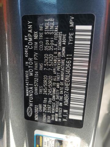 Photo 10 from auction – 2022 HYUNDAI PALISADE C with VIN KM8R74HE0NU406611