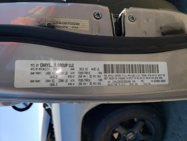 Photo 10 from auction – 2014 JEEP COMPASS SP with VIN 1C4NJCBA3ED832409