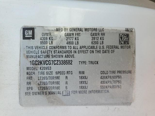 Photo 10 from auction – 2012 CHEVROLET SILVERADO with VIN 1GC2KVCG7CZ338682