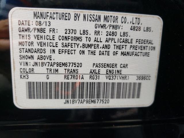 Photo 10 from auction – 2014 INFINITI Q50 BASE with VIN JN1BV7AP9EM677520