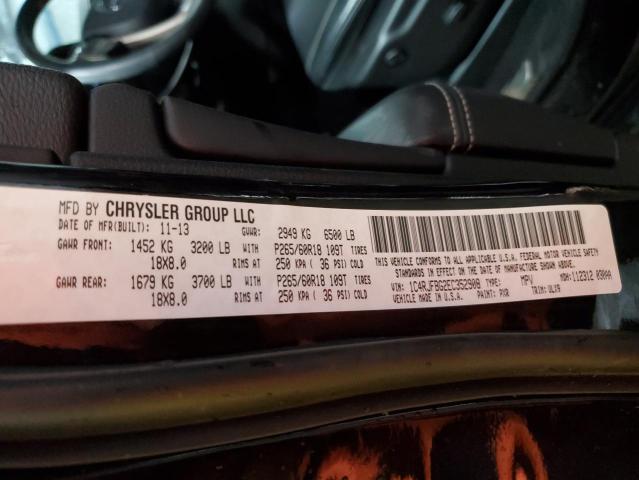 Photo 10 from auction – 2014 JEEP GRAND CHER with VIN 1C4RJFBG2EC352908