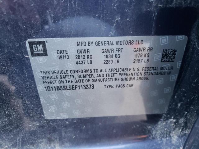 Photo 10 from auction – 2014 CHEVROLET MALIBU LS with VIN 1G11B5SL9EF113378