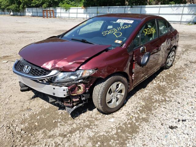 Photo 2 from auction – 2015 HONDA CIVIC LX with VIN 2HGFB2F54FH505922