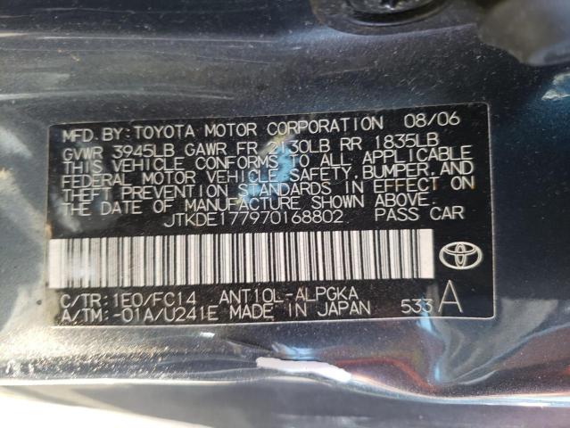 Photo 10 from auction – 2007 TOYOTA SCION TC with VIN JTKDE177970168802