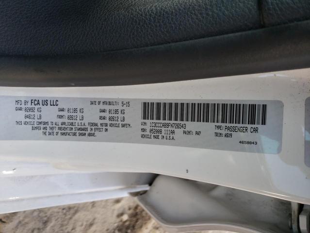 Photo 10 from auction – 2015 CHRYSLER 200 LIMITE with VIN 1C3CCCAB9FN726543