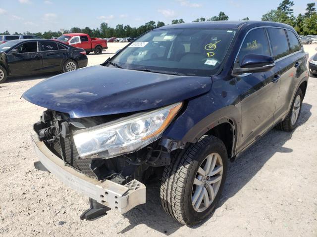 Photo 2 from auction – 2015 TOYOTA HIGHLANDER with VIN 5TDZARFH7FS012545