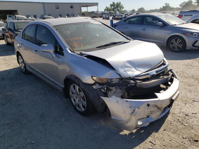 HONDA CIVIC LX 2009 with VIN 19XFA16549E033698 - Photo from auction
