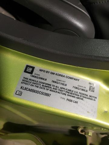 Photo 10 from auction – 2013 CHEVROLET SPARK LS with VIN KL8CA6S93DC503897