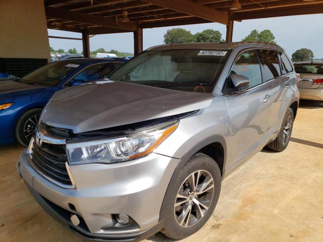 Photo 2 from auction – 2016 TOYOTA HIGHLANDER with VIN 5TDKKRFH9GS158686