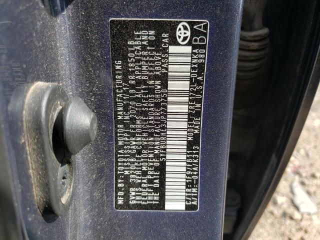 Photo 10 from auction – 2018 TOYOTA COROLLA L with VIN 5YFBURHE3JP773750