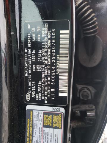 Photo 10 from auction – 2016 KIA OPTIMA EX with VIN 5XXGU4L39GG076406