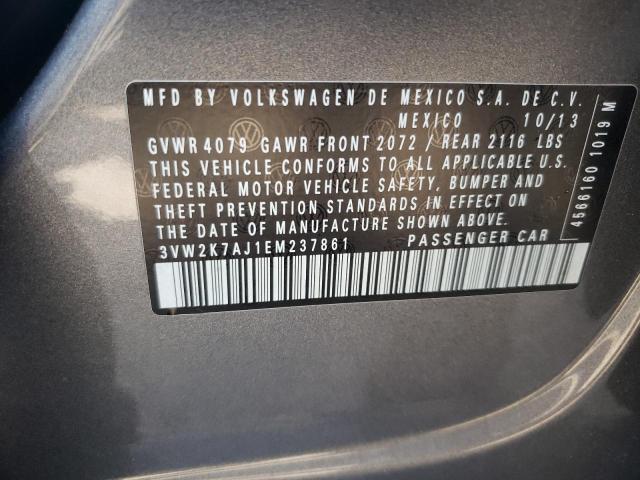 Photo 10 from auction – 2014 VOLKSWAGEN JETTA BASE with VIN 3VW2K7AJ1EM237861