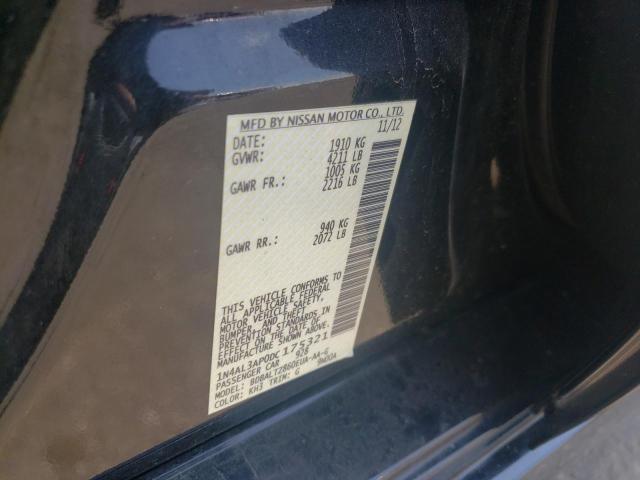 Photo 10 from auction – 2013 NISSAN ALTIMA 2.5 with VIN 1N4AL3AP0DC175321