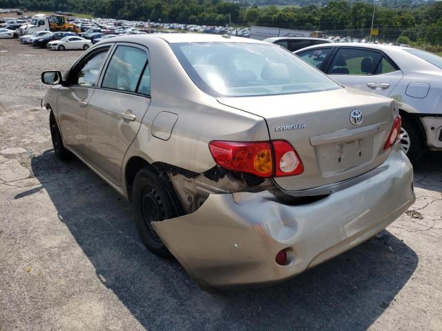 Photo 3 from auction – 2009 TOYOTA COROLLA BA with VIN 2T1BU40EX9C041478