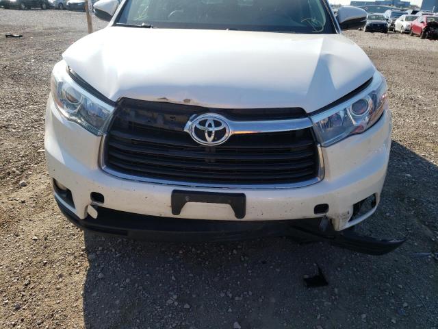 Photo 9 from auction – 2015 TOYOTA HIGHLANDER with VIN 5TDJKRFH4FS099010