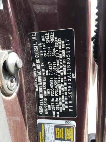 Photo 10 from auction – 2011 KIA SORENTO BA with VIN 5XYKT3A11BG051917