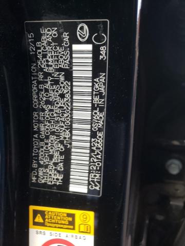 Photo 10 from auction – 2016 LEXUS ES 350 with VIN JTHBK1GG3G2238322