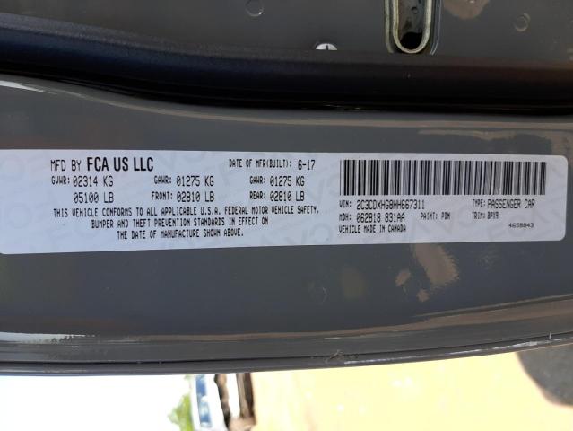 Photo 10 from auction – 2017 DODGE CHARGER with VIN 2C3CDXHG8HH667311