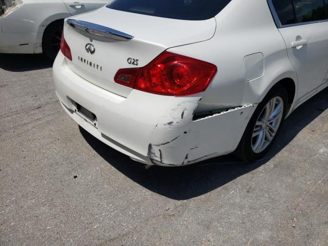 Photo 9 from auction – 2012 INFINITI G25 BASE with VIN JN1DV6AP8CM701337
