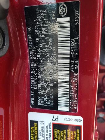 Photo 10 from auction – 2016 TOYOTA CAMRY LE with VIN 4T1BF1FK9GU564427